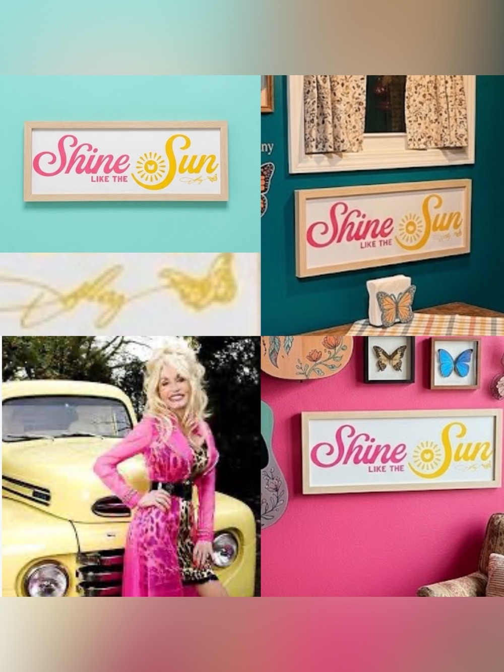 Dolly Parton limited edition sign
